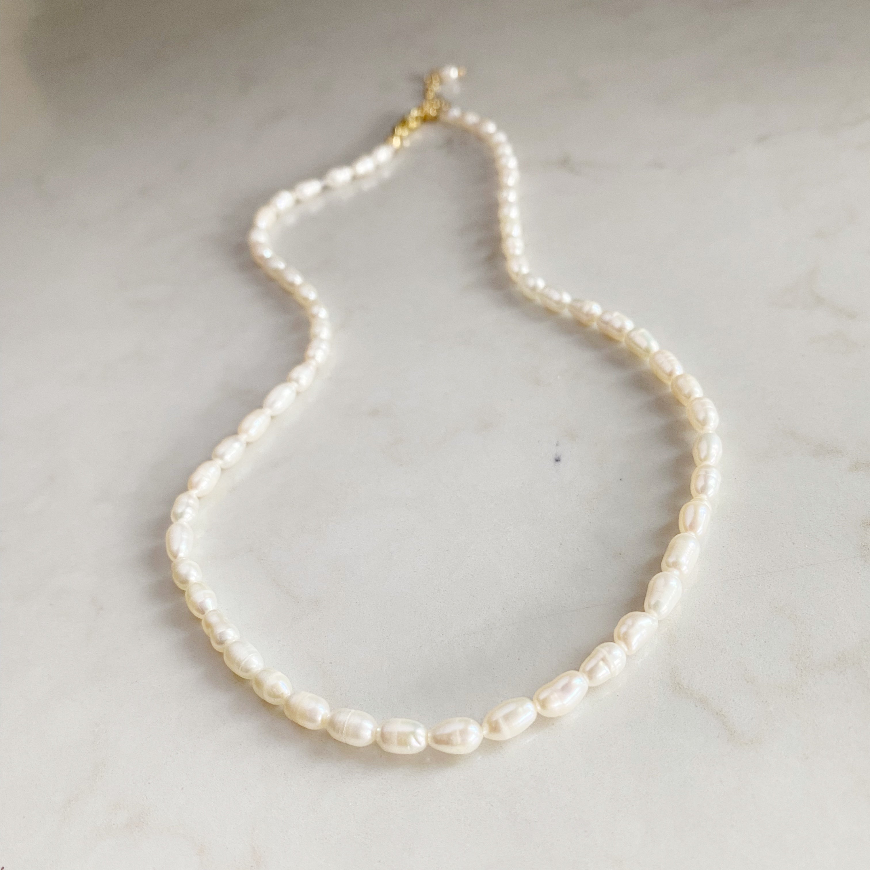 Piper Pearl Necklace – Steel Daisy